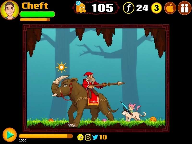 Choco Pixel Dynamo gameplay screenshot showing pixel art characters in action